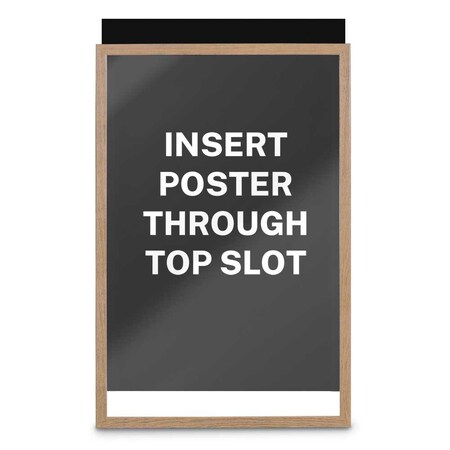 United Visual Products Drop-In Shadowbox, 12"x18", Walnut/Pearl UVSB1218-WALNUT-PEARL